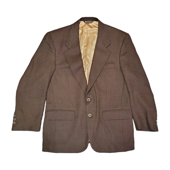 Christian Dior Blazer Monsieur Robinson's California Pure Virgin Wool Brown Coat - Picture 1 of 9